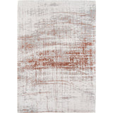 Louis De Poortere Mad Men Griff 8956 Copperfield Washable Polyester Flatweave Soft Cream/Warm Copper/Pale Grey/Charcoal Grey Eco-Rug