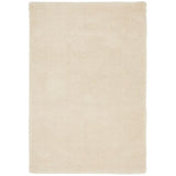 Lulu Plush Super-Soft High-Density Woven Plain Silky Polyester Mid-Height Shaggy Ivory Rug