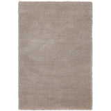 Lulu Plush Super-Soft High-Density Woven Plain Silky Polyester Mid-Height Shaggy Stone Rug
