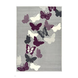 Maestro Butterfly Grey/Purple Rug