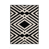 Maestro Diamond Mono Black/White Rug