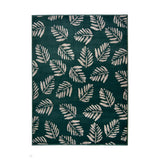 Maestro Leaf Stamp Green Rug