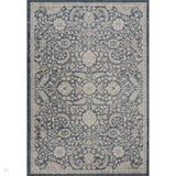 Maia Blossom MAI09 Navy Flatweave Rug