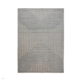 Malmo Squares Grey In-Outdoor Rug