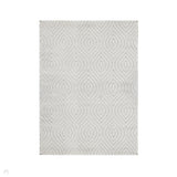 Malmo Tear Drop White In-Outdoor Rug