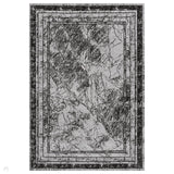 Obsidian Frame OBS36 Light Grey/Black/Mid Grey/Silver/Off White Rug