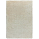 Payton Soft Shimmer Silky Polyester Plain Shaggy Beige Rug