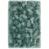 Plush Luxury Super Thick Heavyweight High-Density Hand-Woven Soft High-Pile Plain Polyester Tonal Textured Metallic Shimmer Shaggy Ocean Rug