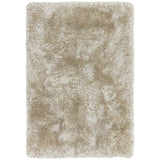 Plush Luxury Super Thick Heavyweight High-Density Hand-Woven Soft High-Pile Plain Polyester Tonal Textured Metallic Shimmer Shaggy Pearl Rug