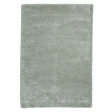 Sierra 9000 Plush Soft High-Density Stain-Resistant Plain Textured Polypropylene Shaggy Pastel Sage Green Rug
