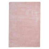 Sierra 9000 Plush Soft High-Density Stain-Resistant Plain Textured Polypropylene Shaggy Pink Rug