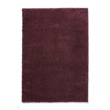 Sierra 9000 Plush Soft High-Density Stain-Resistant Plain Textured Polypropylene Shaggy Purple Rug