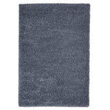 Sierra 9000 Plush Soft High-Density Stain-Resistant Plain Textured Polypropylene Shaggy Slate Grey Rug