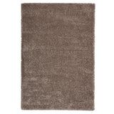 Sierra 9000 Plush Soft High-Density Stain-Resistant Plain Textured Polypropylene Shaggy Warm Taupe Beige Rug