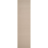 Simple Plain SIM00 Light Beige Flatweave Runner