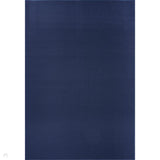 Simple Plain SIM00 Navy Flatweave Rug