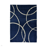Snug Bubbles Navy Rug