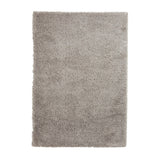 Solace 0961 Soft Plush Recycled Polyester Plain Shaggy Grey Rug