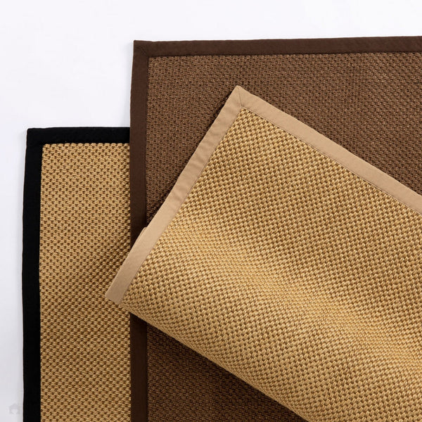 On Sale Urmston Sisal Jute Border Natural/Black Runner Lowest Price £99