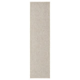 Washable Avior AVI00 Modern Plain Textured Loop Pile Polyester Flatweave Beige Runner