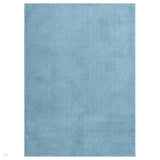 Washable Comfy Plain CMF00 Blue Rug