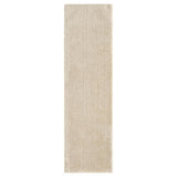 Washable Comfy Plain CMF00 Light Beige Runner