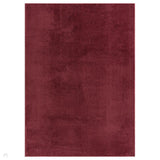 Washable Comfy Plain CMF00 Red Rug