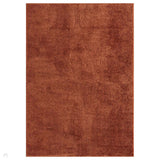 Washable Comfy Plain CMF00 Terracotta Rug