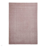 Washable Cove Modern Tonal Plain Soft-Touch Textured Sleek Low Profile Polypropylene Shaggy Pile Rose Rug