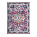 Washable Granada Ruby Red Rug
