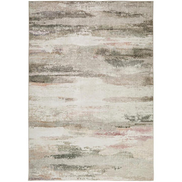 Washable Liberty LIB111 Modern Abstract Distressed Easy-Care Soft Smooth Velvet Touch Polyester Short Pile Flatweave Beige/Taupe/Grey/Blush/Ivory/Charcoal Rug-Concept Looms-Rug Love - The Most Loved Rug Store