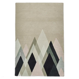 Michelle Collins MC21 Modern Abstract Soft Hand-Woven Wool Beige/Multi Rug