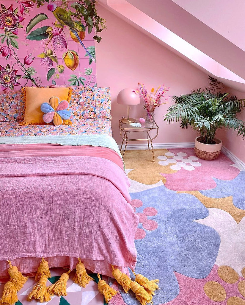 Add a Pop of Colour with Pink Rugs from Rug Love