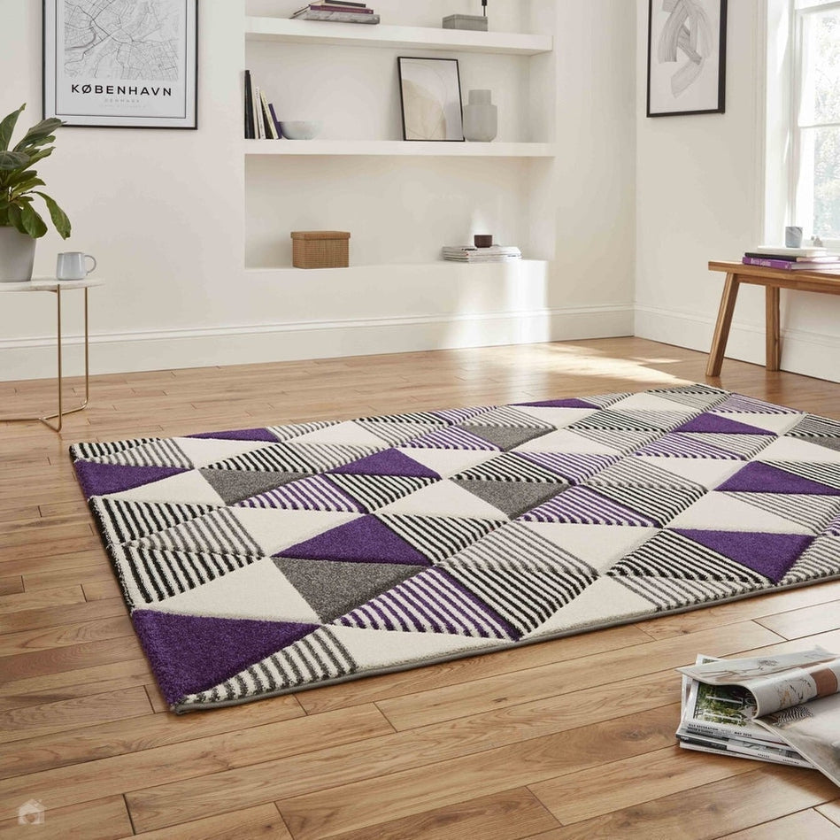Adding Sophistication to Your Decor with Purple and Grey Rugs