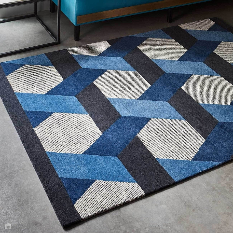 Anchoring Your Space in Style: Navy and Grey Rugs to the Rescue!