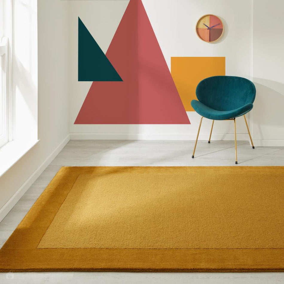 Adding Warmth and Style with a Mustard Rug from Rug Love