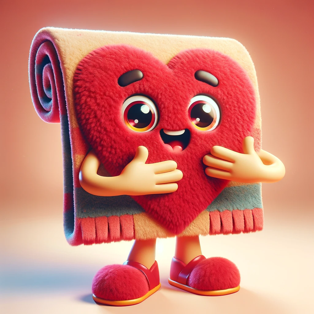 Introducing Scarlet Weaver: The Heart-warming Mascot of Rug Love