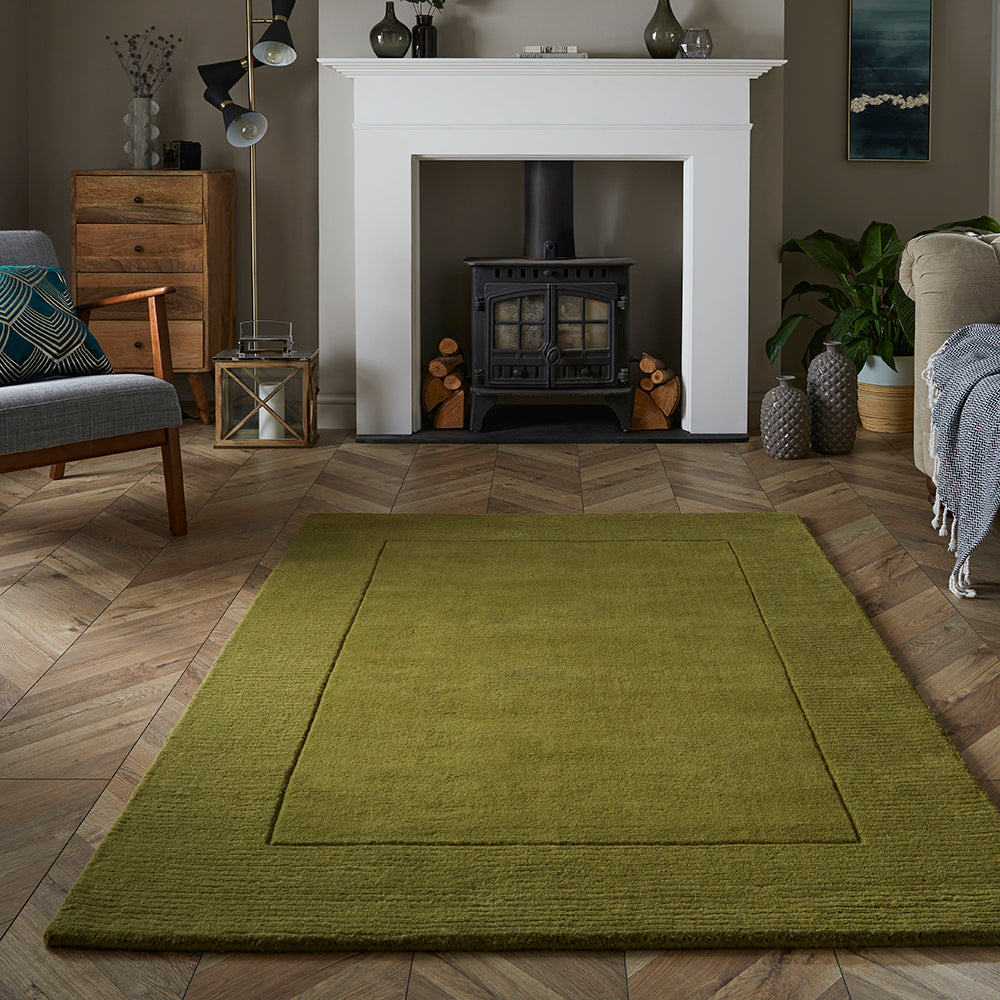 Refresh Your Decor with on trend Green Rugs
