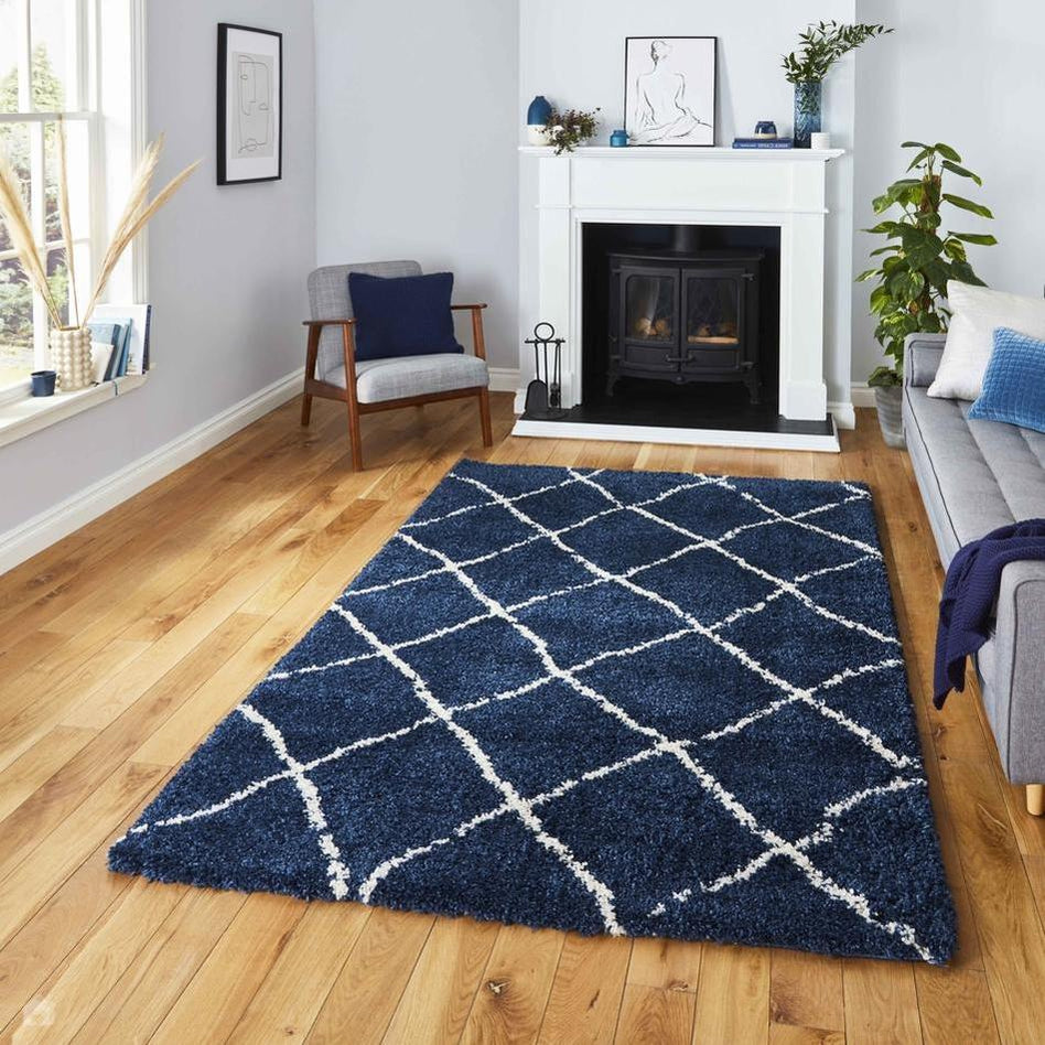 Navy and Cream Rugs: Adding Sophistication and Warmth to Your Home