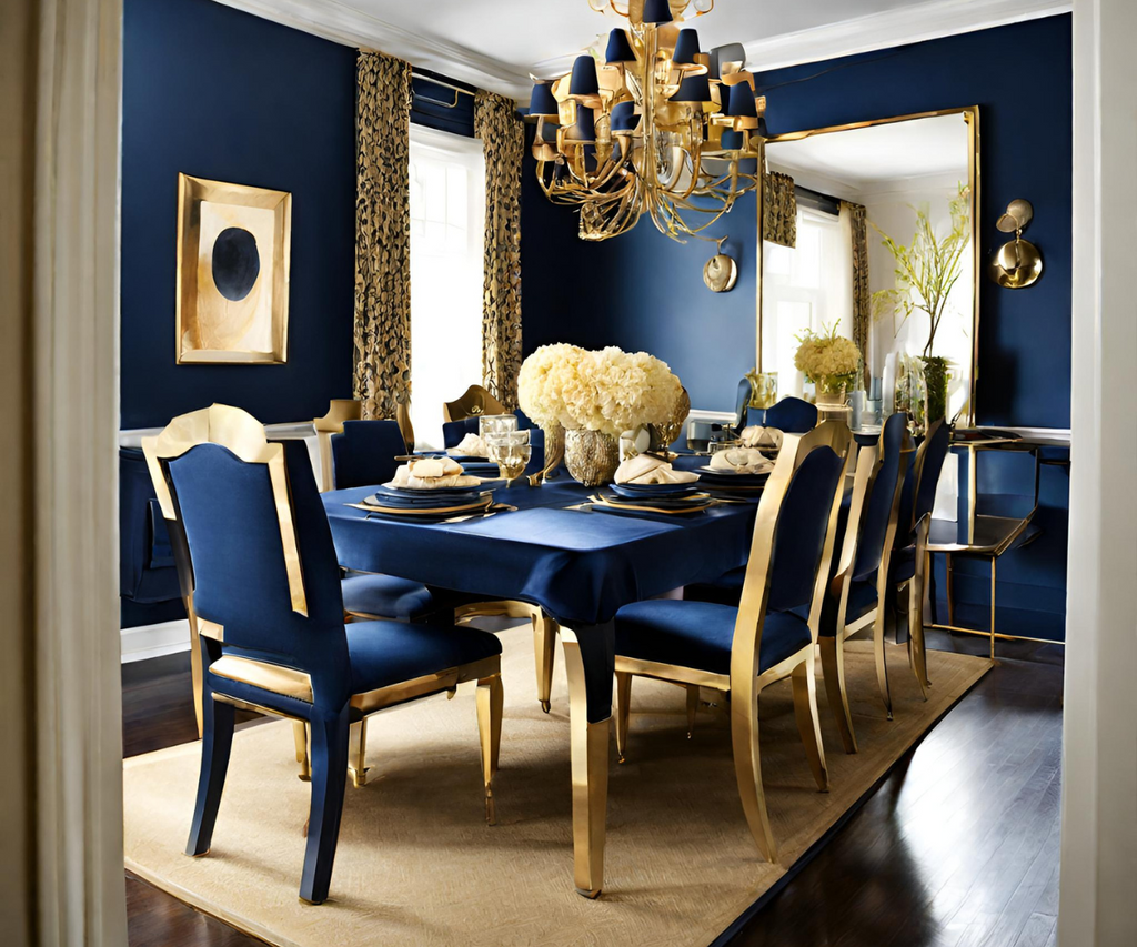 The Best Two-Colour Combinations for Dining Room.