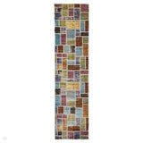 16th Avenue 37A Modern Super Soft Geometric Pink/Blue/Brown/Purple/Green/Multicolour Runner