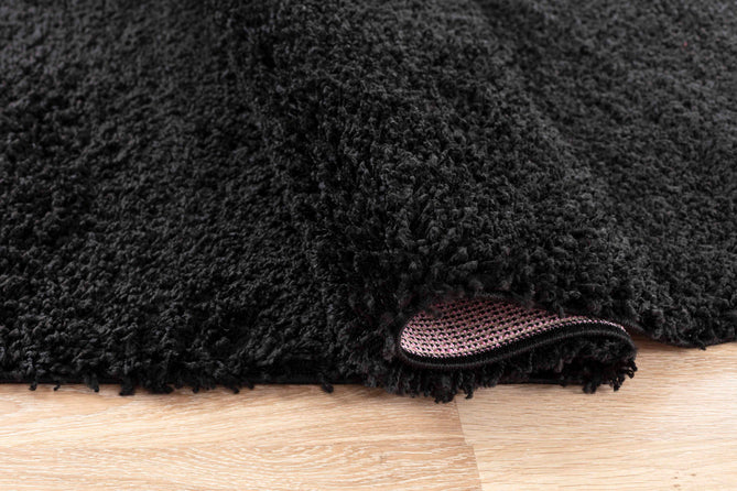 Oxford Plain OXF00 Black Round Rug-Desire Rugs-Rug Love - The Most Loved Rug Store
