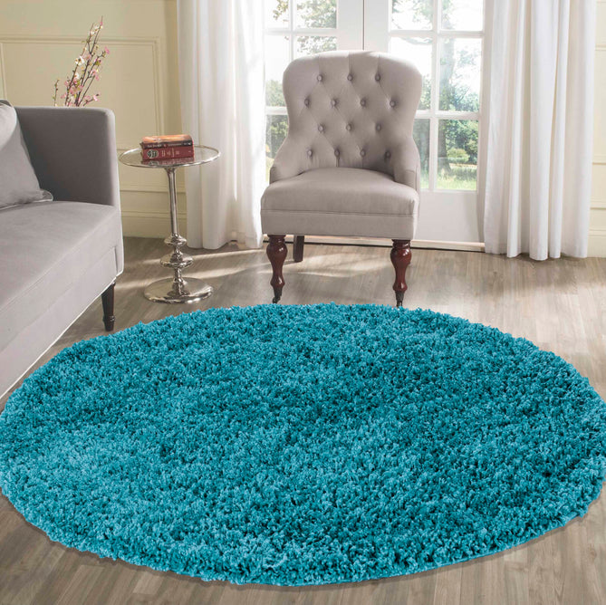 Oxford Plain OXF00 Teal Round Rug-Desire Rugs-Rug Love - The Most Loved Rug Store