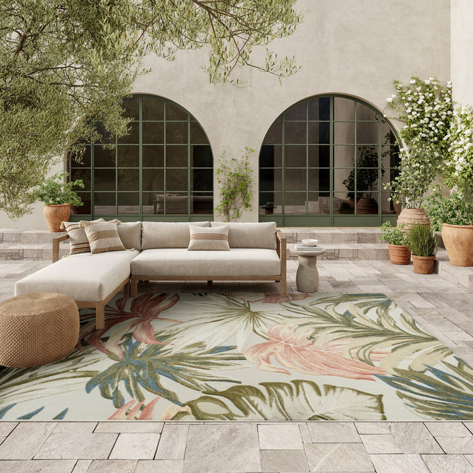 Aloha ALH43 In-Outdoor Ivory/Green Rug-Nourison-Rug Love - The Most Loved Rug Store