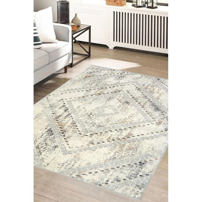 Abstract Square Grey Rug-Melrose-Rug Love - The Most Loved Rug Store