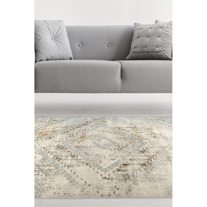 Abstract Square Ochre Rug-Melrose-Rug Love - The Most Loved Rug Store