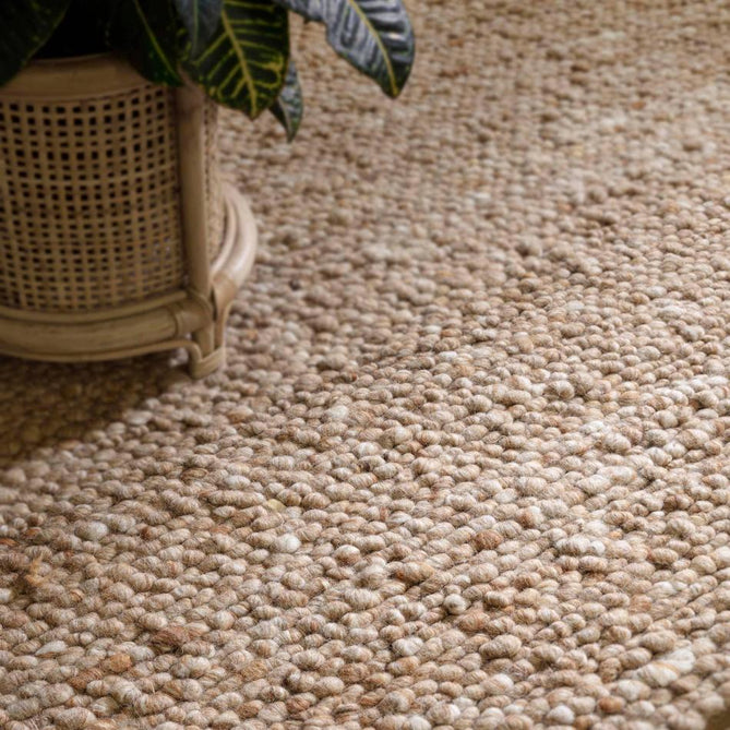 Adler Modern Plain Hand-Woven Textured Tonal Chunky Boucle Wool Loop Pile Honey Rug-Asiatic Carpets-Rug Love - The Most Loved Rug Store