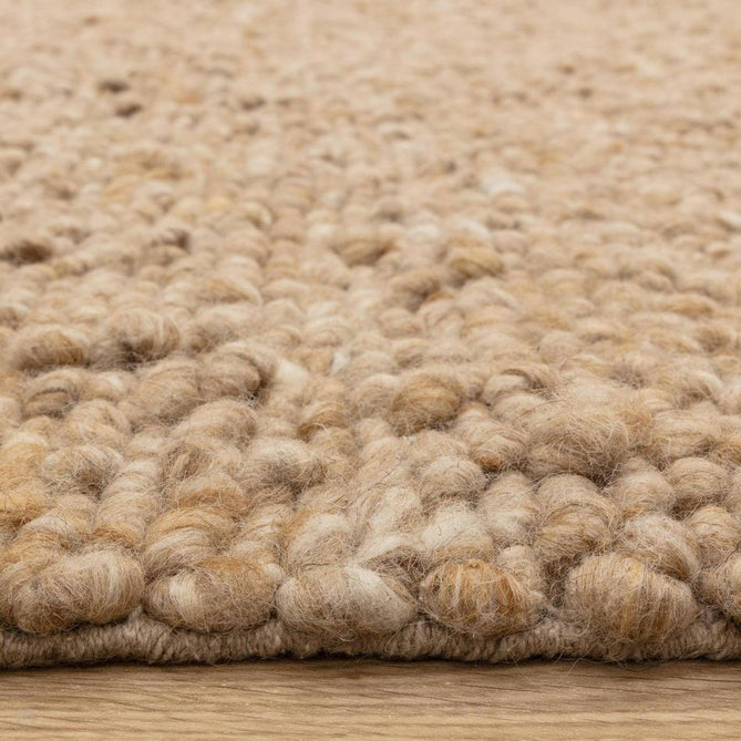 Adler Modern Plain Hand-Woven Textured Tonal Chunky Boucle Wool Loop Pile Honey Rug-Asiatic Carpets-Rug Love - The Most Loved Rug Store
