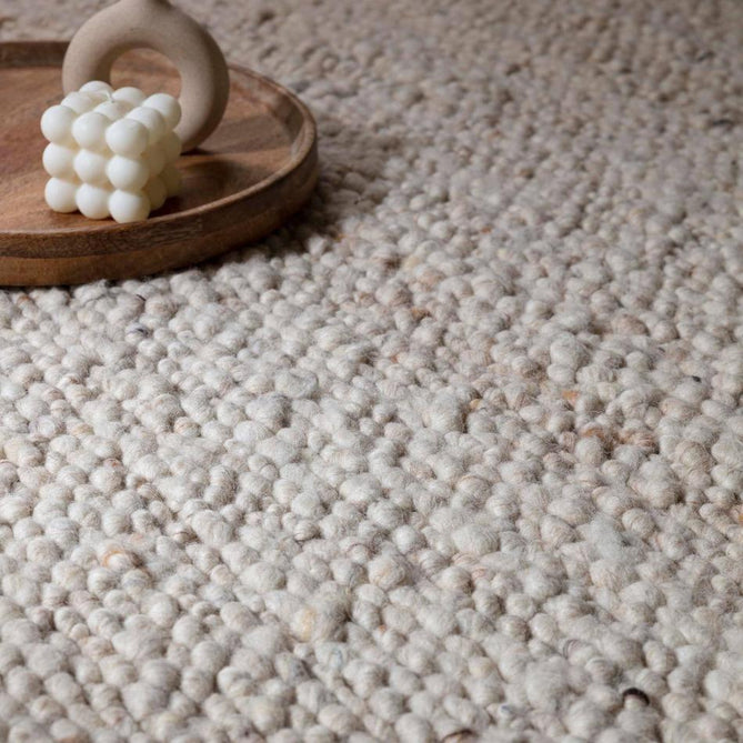 Adler Modern Plain Hand-Woven Textured Tonal Chunky Boucle Wool Loop Pile Ivory Rug-Asiatic Carpets-Rug Love - The Most Loved Rug Store