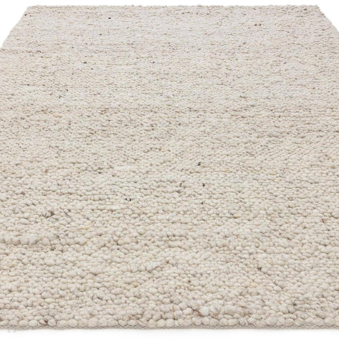 Adler Modern Plain Hand-Woven Textured Tonal Chunky Boucle Wool Loop Pile Ivory Rug-Asiatic Carpets-Rug Love - The Most Loved Rug Store
